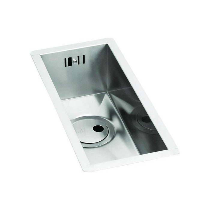 Abode Matrix R0 160mm Square 0.5B Undermount Sink - Stainless Steel Additional Image - 1