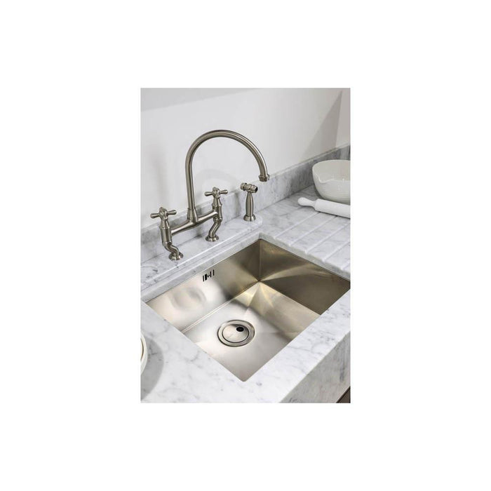 Abode Matrix R0 500mm 1 Bowel Undermount Sink - Stainless Steel Additional Image - 2