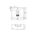Abode Matrix R0 500mm 1 Bowel Undermount Sink - Stainless Steel Additional Image - 3