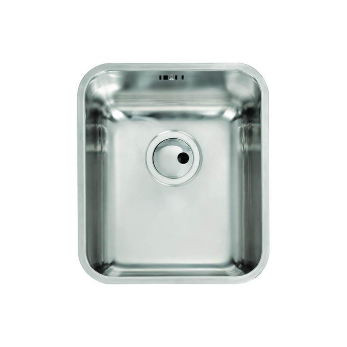 Abode Matrix R50 1 Bowel 340mm Undermount Sink - Stainless Steel