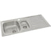 Abode Trydent 1.5 Bowel & Drainer Inset Sink - Stainless Steel Additional Image - 1
