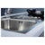 Abode Connekt Flushfit 1 Bowel & Drainer Inset Sink - Stainless Steel Additional Image - 2