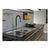 Abode Connekt Flushfit 1.5 Bowel & Drainer Inset Sink - Stainless Steel Additional Image - 2