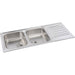 Abode Connekt 2 Bowel & Drainer Inset Sink - Stainless Steel Additional Image - 1