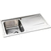 Abode Ixis Compact 1 Bowel & Drainer Inset Sink - Stainless Steel Additional Image - 1