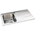Abode Ixis Compact 1 Bowel & Drainer Inset Sink - Stainless Steel Additional Image - 1