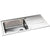 Abode Ixis 1 Bowel & Drainer Inset Sink - Stainless Steel Additional Image - 1