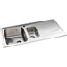 Abode Ixis 1.5 Bowel & Drainer Inset Sink - Stainless Steel Additional Image - 1