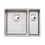 Abode Matrix R15 1.5 Bowel Undermount/Inset Sink - Stainless Steel