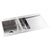 Abode Verve 1.5 Bowel & Drainer Inset Sink - Stainless Steel Additional Image - 1