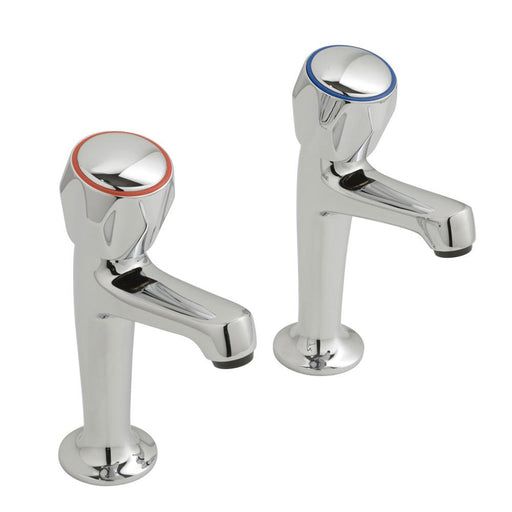 Bliss Astra High Neck Sink Pillar Taps AX-AST-156/CD-CP - Unbeatable Bathrooms