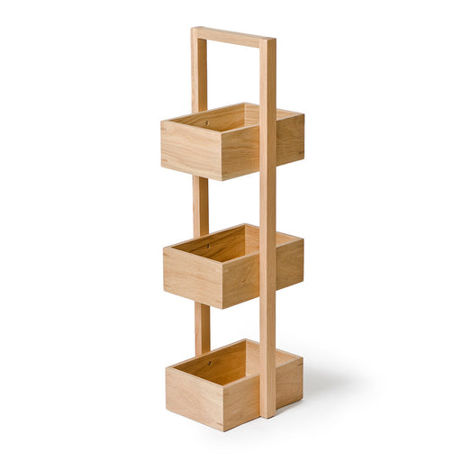 Bathroom Storage Caddy Mezza - Natural Oak - Unbeatable Bathrooms