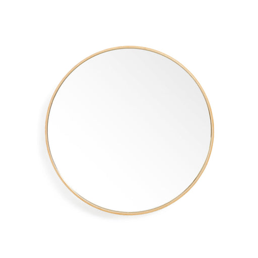 Glance Round Wall Mirror 450 - Natural Oak - Unbeatable Bathrooms