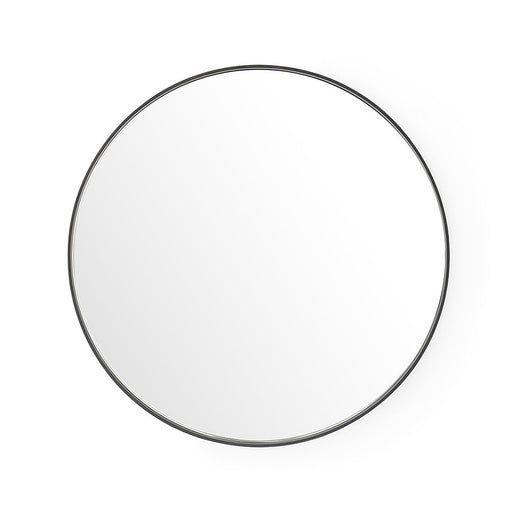 Glance Round Wall Mirror 660 - Dark Oak - Unbeatable Bathrooms