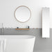 Glance Round Wall Mirror 660 - Natural Oak - Unbeatable Bathrooms