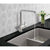 JTP Inox Mono Single Lever Kitchen Sink Mixer Tap Swivel Spout - Unbeatable Bathrooms