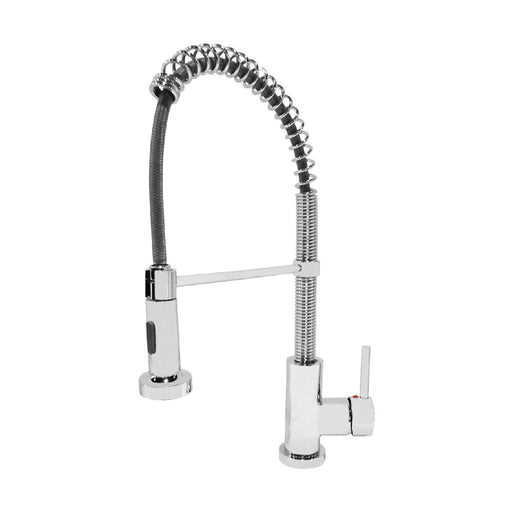 JTP Spring Pull Out Single Lever Kitchen Sink Mixer Tap - Unbeatable Bathrooms