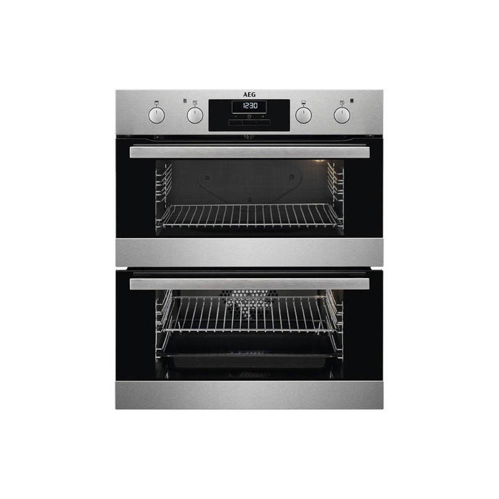 AEG DUB331110M Built Under Double Electric Oven - Stainless Steel