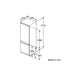 Bosch Serie 6 KIS86AFE0G Built In 60/40 Fridge FreezerAdditional-Image-2