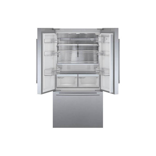 Bosch Serie 8 KFF96PIEP Stainless Steel Free Standing Frost Free 3-Door Fridge Freezer