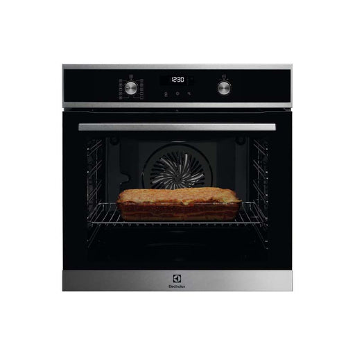 Electrolux KOFDP40X Built In Black and Stainless Steel Single Pyrolytic Oven
