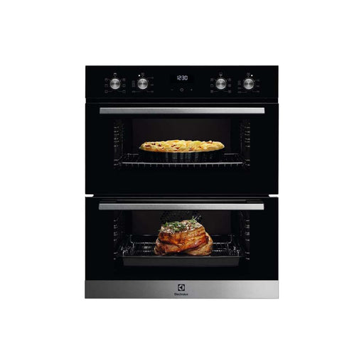 Electrolux KDFEC40UX Built Under Black & Stainless Steel Double Electric Oven
