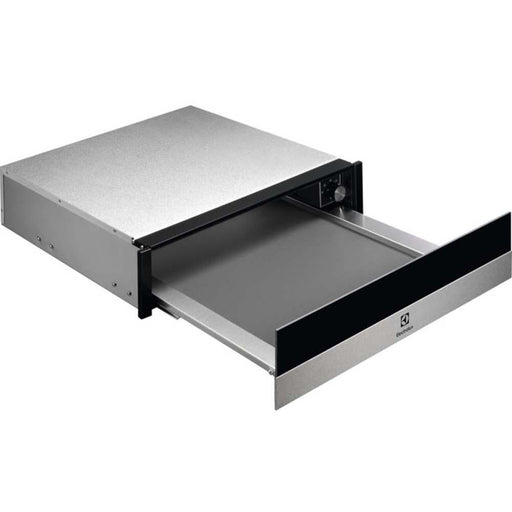 Electrolux EBD4X 14cm Black Glass and Stainless Steel Warming Drawer