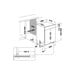 Hotpoint HBC 2B19 UK N Semi Integrated 13 Place Dishwasher