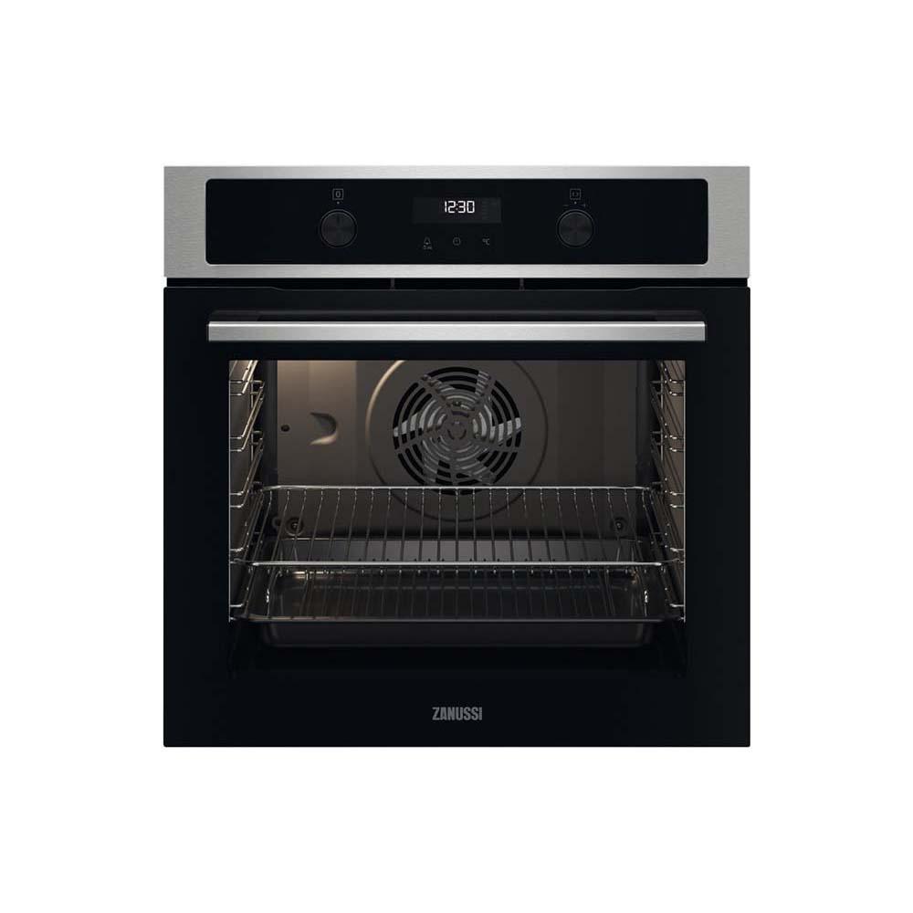 Zanussi ZOCND7X1 Built In Stainless Steel Single Electric Oven With Pl