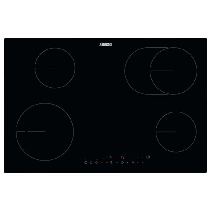 Zanussi ZHRN883K 80cm Black Electric Hob
