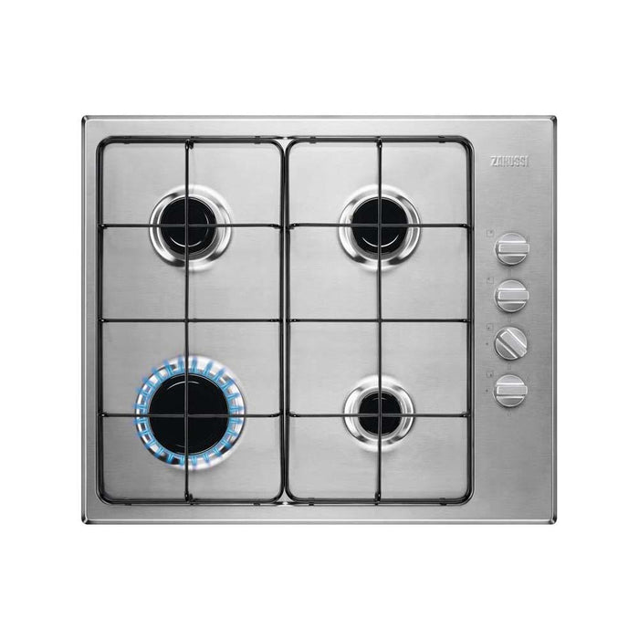 Zanussi ZGH62414XS 60cm Stainless Steel Gas Hob