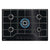 Zanussi ZGGN755K 75cm Black Gas on Glass Hob