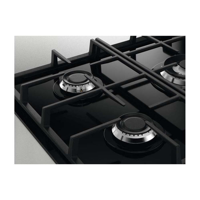 Zanussi ZGGN755K 75cm Black Gas on Glass Hob Additional Image - 1