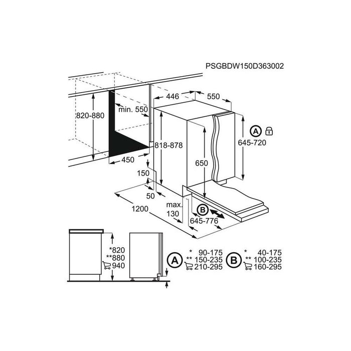 Zanussi ZSLN1211 Fully Integrated 9 Place Slimline Dishwasher Additional Image - 4
