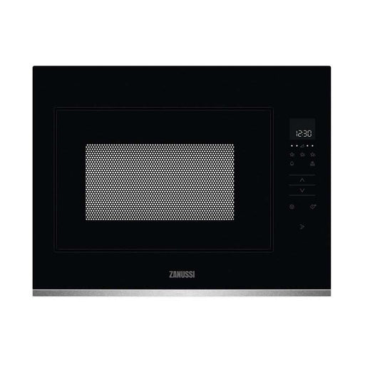 Zanussi ZMBN4SX Built In Black Glass and Stainless Steel Microwave