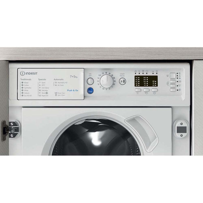 Indesit BI WDIL 75125 UK N Built In 1200rpm Washer Dryer