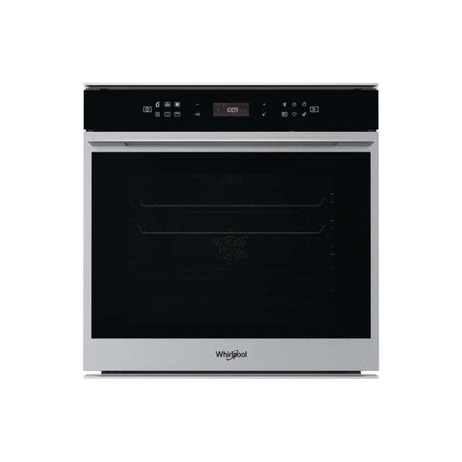 Whirlpool W7 OM4 4BPS1 P Built In Black and Stainless Steel Single Pyrolytic Oven