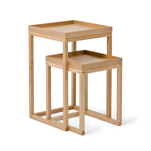 Nest Pair Of Side Tables - Oak - Unbeatable Bathrooms