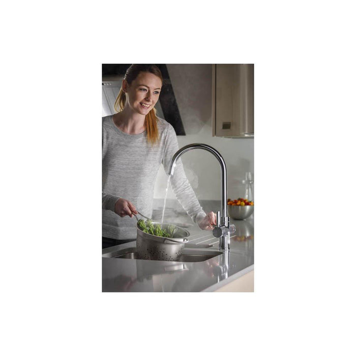 Abode Prostream 3-in-1 Swan Spout Monobloc Tap Additional Image - 1