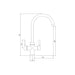 Abode Prostream 3-in-1 Swan Spout Monobloc Tap Additional Image - 30