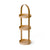 Round Bathroom Caddy Mezza with 3 Trays - Natural Oak - Unbeatable Bathrooms