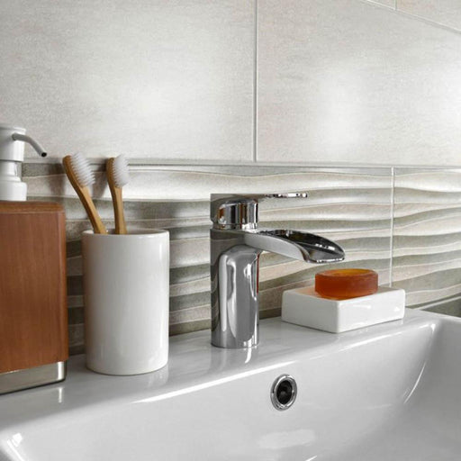 Milos Relieve Decor Mix Gris (Per M²) - Unbeatable Bathrooms