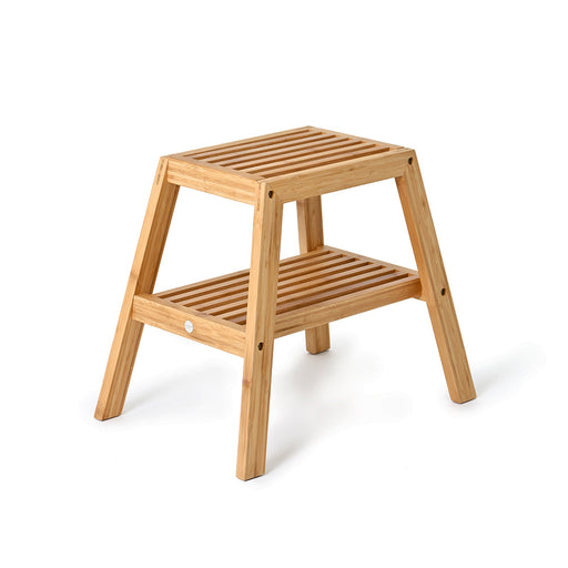 Bamboo Slatted Stool - Unbeatable Bathrooms