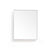 550mm Slimline Bathroom Mirror Cabinet - Oyster White - Unbeatable Bathrooms
