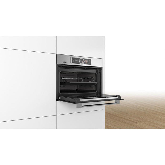 Bosch Serie 8 CSG656BS7B Built In Compact Oven w/Steam - Stainless Steel Additional Image 2
