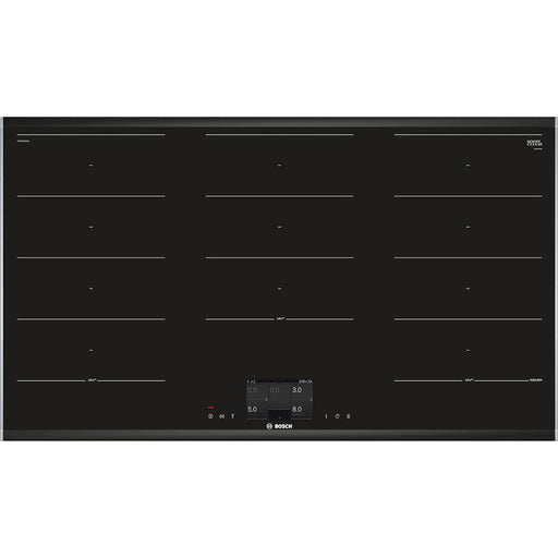Bosch Serie 8 PXX975KW1E 90cm Flex Induction Hob - Black Glass