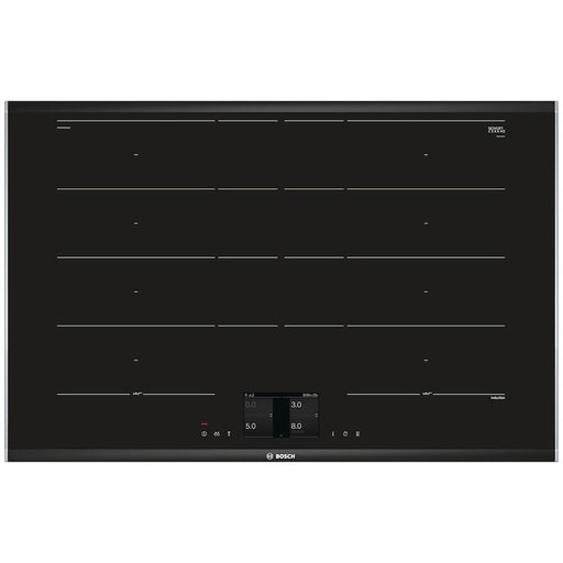 Bosch Serie 8 PXY875KW1E 80cm Flex Induction Hob - Black Glass