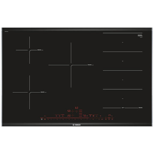 Bosch Serie 8 PXV875DV1E 80cm Flex Induction Hob - Black Glass