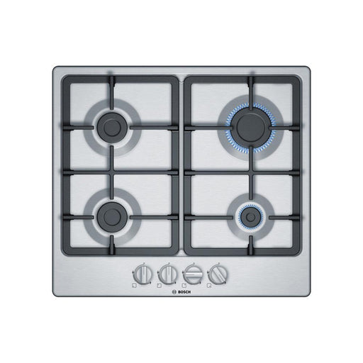 Bosch Serie 4 PGP6B5B90 60cm Gas Hob - Stainless Steel