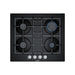 Bosch Serie 4 PNP6B6B90 60cm Gas On Glass Hob - Black Glass